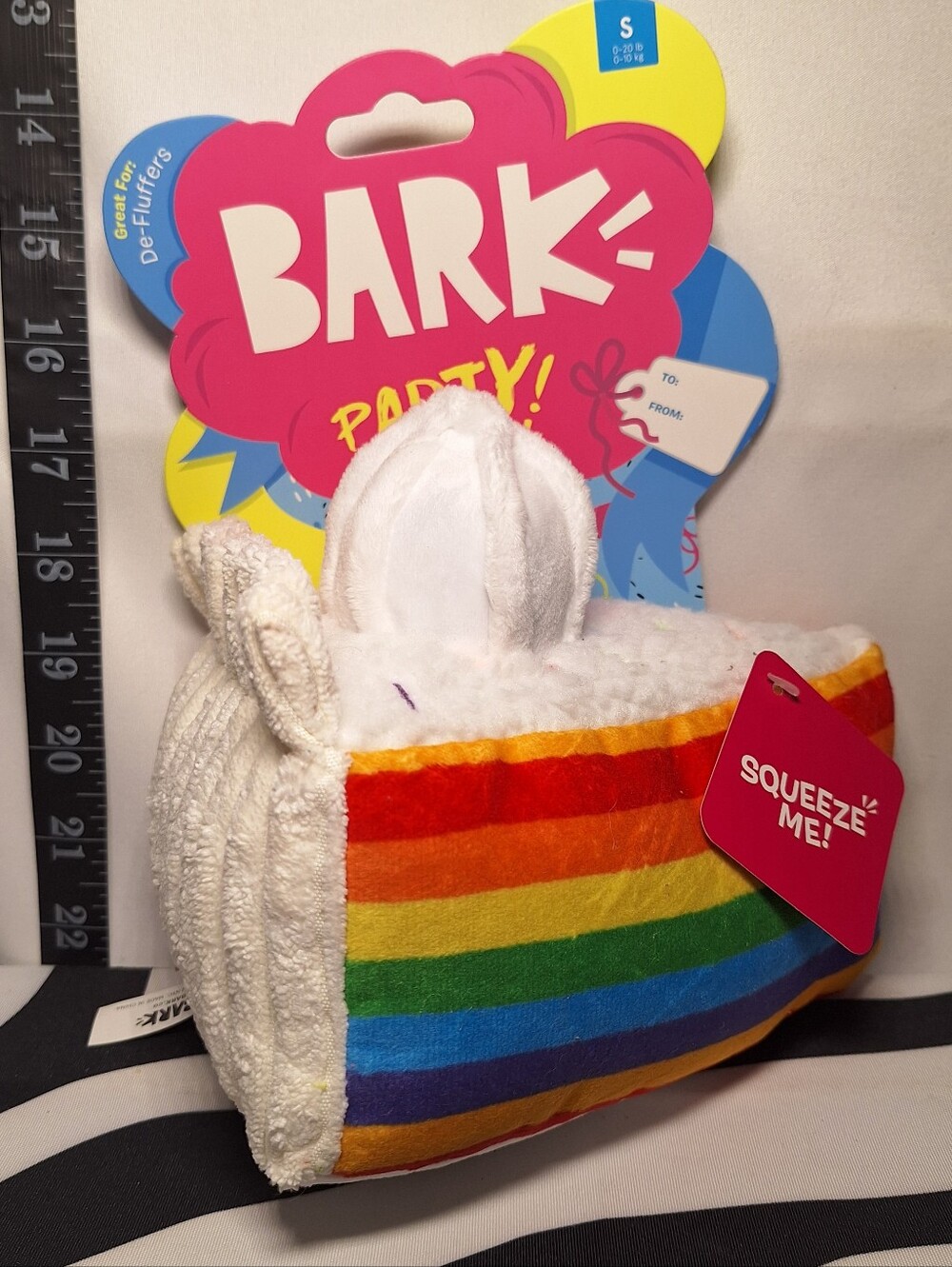 NWT Bark Party Animal Dog Toy S